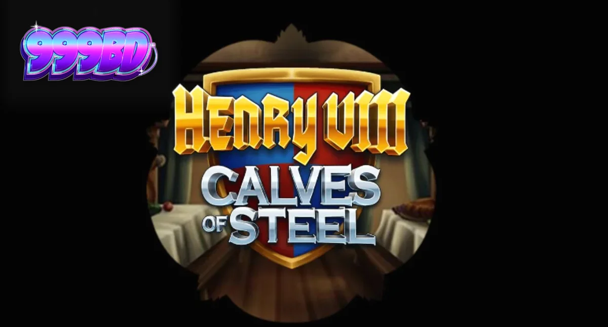 Henry 8th Calves of Steel স্লট গেমের একটি দৃশ্য যেখানে রাজা অষ্টম হেনরি জিম করছেন।